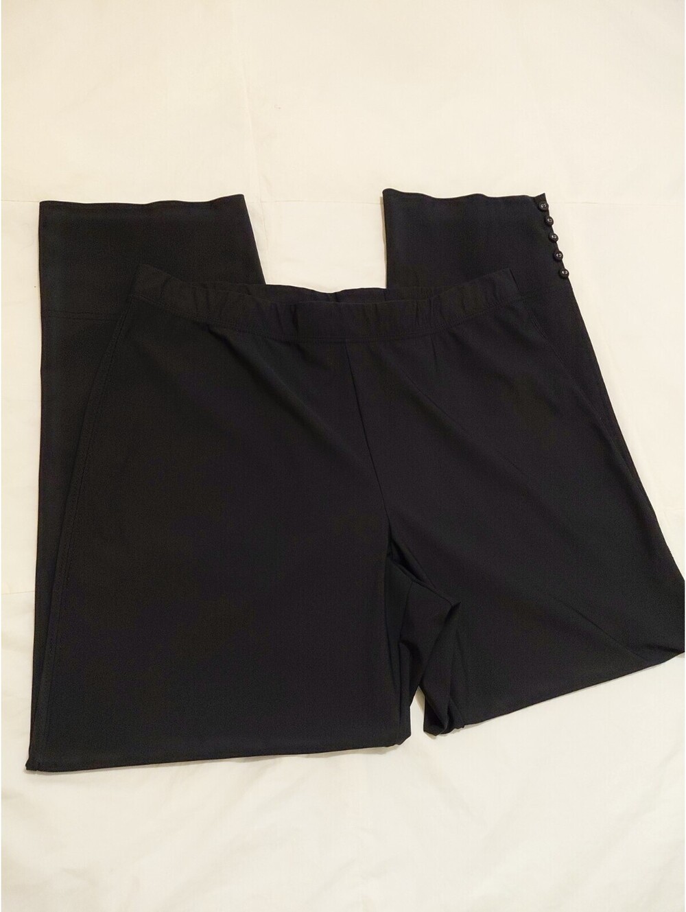 IC By Connie K Pull On Pants XL Blk EUC #1133